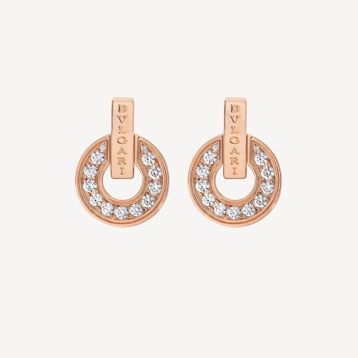 18K BVLGARI Rose Gold Earrings