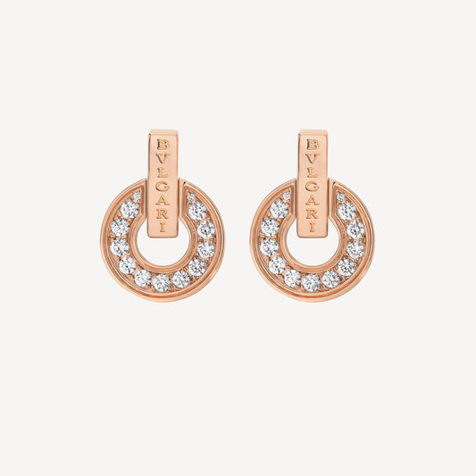 18K BVLGARI Rose Gold Earrings