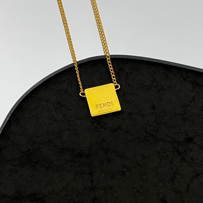 18K Fendi Forever Pink Necklace