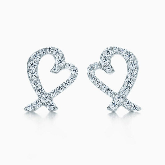 18K Tiffany Diamond Earrings